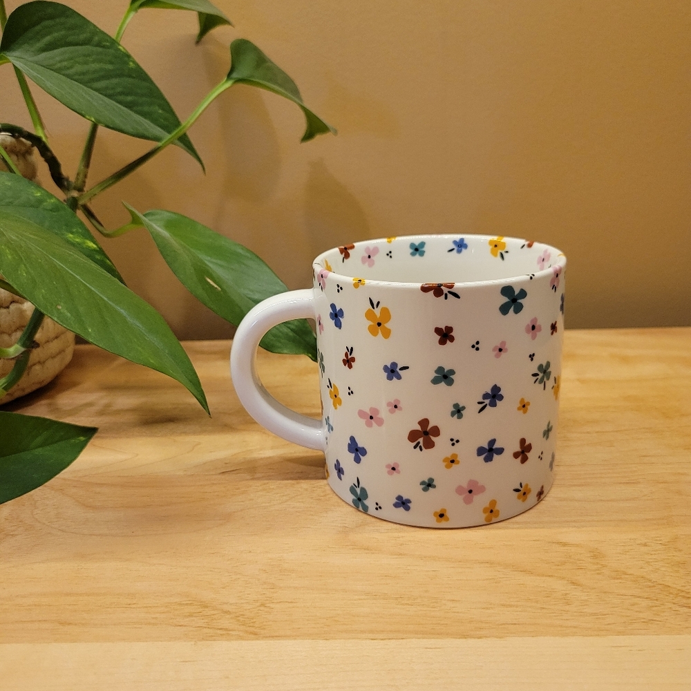 Multicolor Floral Mug